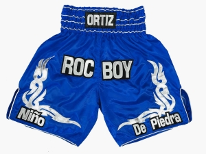 Custom Boxing Shorts : KNBXCUST-2041-Blue